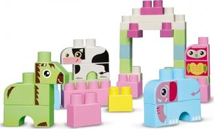 Abrick bloku komplekts kastē - Dzīvnieki Ecoiffier, 50 gab. cena un informācija | Konstruktori | 220.lv