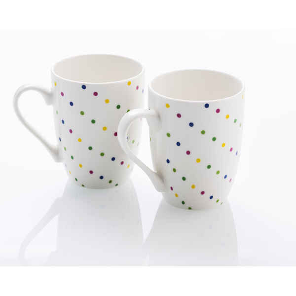 Krūzīšu komplekts Benetton Addige Porcelāns Bone China 360 ml (4 gab.) cena un informācija | Glāzes, krūzes, karafes | 220.lv