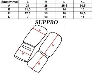 Kāju aizsargs SUPRO, balts cena un informācija | Bokss un austrumu cīņas | 220.lv