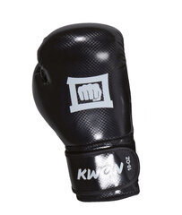 Боксерские перчатки Kwon Reflect, 10oz, черные цена и информация | Боевые искусства | 220.lv