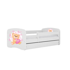 Кровать Babydreams, белая, 140x70 см, с ящиком цена и информация | Кровати | 220.lv