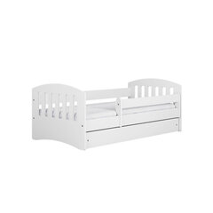 Кровать, белая, 180х80 см, с ящиком цена и информация | Кровати | 220.lv