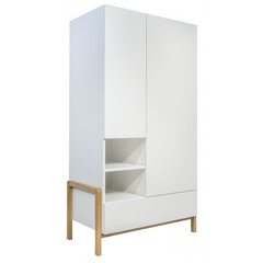 Шкаф для одежды, белый цена и информация | Шкафы | 220.lv