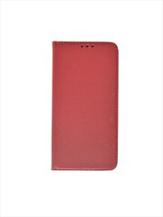 Hallo Book Case Grāmatveida Maks Telefonam Samsung Galaxy S21 FE Sarkans cena un informācija | Telefonu vāciņi, maciņi | 220.lv