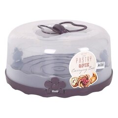 Коробка для торта  Qlux BUTTERFLY Пластик (26 x 26 x 14 cм) цена и информация | Посуда, тарелки, обеденные сервизы | 220.lv