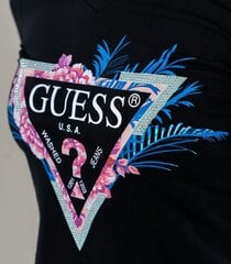 Женская футболка Guess W2GI06*JBLK, черная 7628067538583 цена и информация | Женские футболки | 220.lv