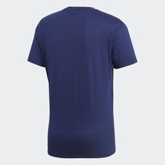 Мужская футболка Adida Core18 Tee, синяя цена и информация | Мужские футболки | 220.lv