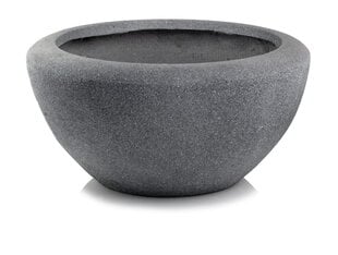 Керамический горшок Ecolite, круглый, серый, 50 x 24(В) см цена и информация | Вазоны | 220.lv