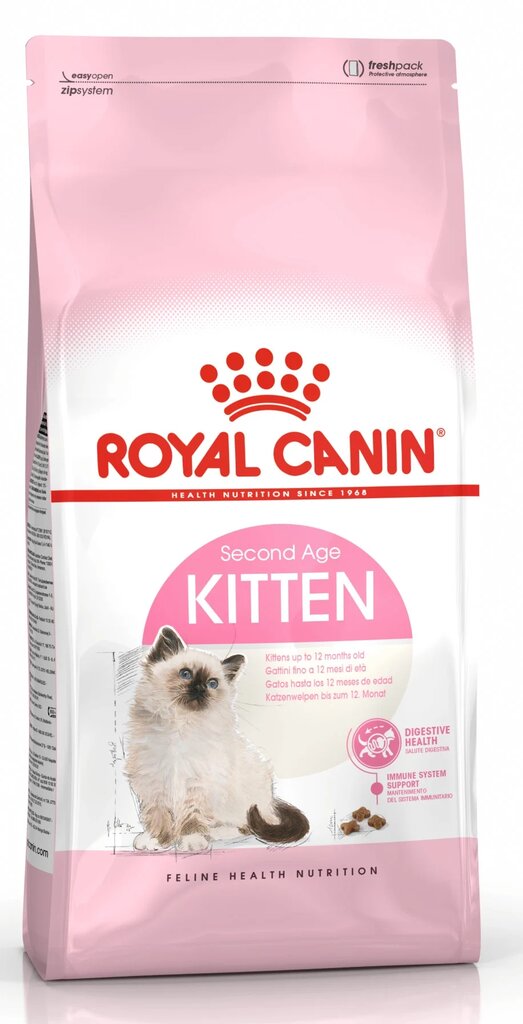 ROYAL CANIN FHN 10KG KITTEN KAĶĒNIEM цена и информация | Sausā barība kaķiem | 220.lv