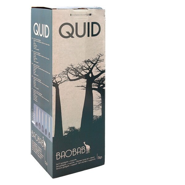 Virtuves piederumu komplekts Quid Baobab Plastmasa (12,5 x 12,5 x 36 cm) (6 gab.) cena un informācija | Virtuves piederumi | 220.lv