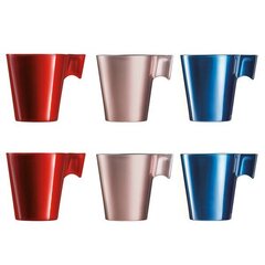 Кофейные чашки Luminarc Flashy, 6 шт цена и информация | Стаканы, фужеры, кувшины | 220.lv