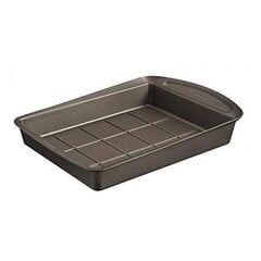 Trauks cepšanai Brownies Pyrex Asimetria Cinkots tērauds (28 x 22 cm) cena un informācija | Cepamais papīrs, trauki, formas | 220.lv