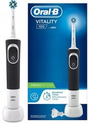 Электрическая зубная щетка Braun Oral-B Vitality 100 Cross Action цена и информация | Электрические зубные щетки | 220.lv