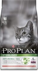Kaķu barība Pro Plan Steril. Optisenses, ar lasi, 10 kg cena un informācija | Pro Plan Zoo preces | 220.lv