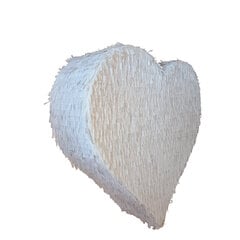 Пиньята «Сердце», белое, 60x50x18 см цена и информация | Праздничные декорации | 220.lv