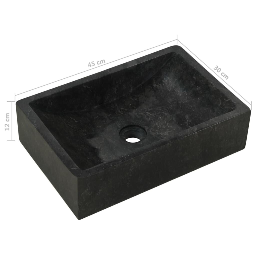 Vannasistabas plaukts ar melnām izlietnēm vidaXL cena un informācija | Vannas istabas skapīši | 220.lv