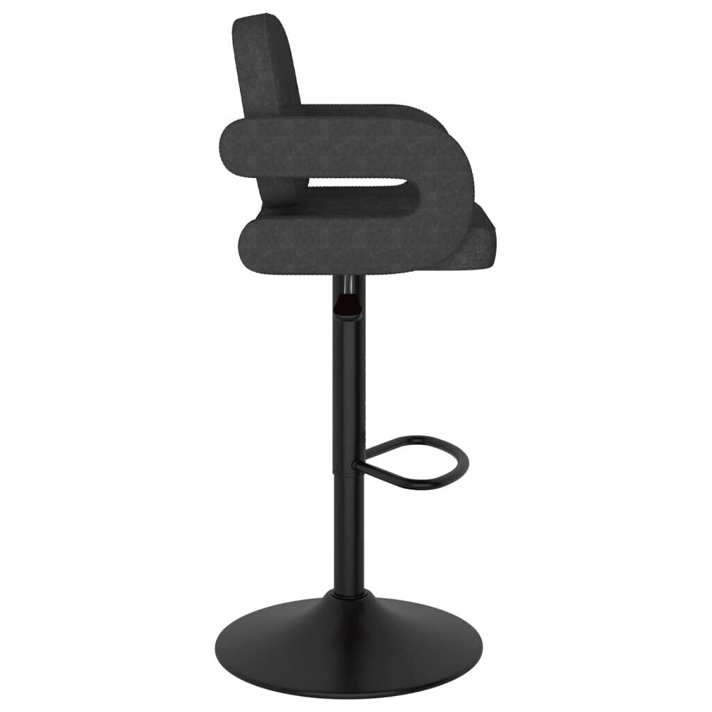 Bāra krēsli vidaXL, 2 gab., tumši pelēki cena un informācija | Virtuves un ēdamistabas krēsli | 220.lv