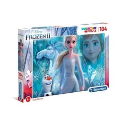 Пазл 104 Frozen 2 Clementoni 27127 цена и информация | Пазлы | 220.lv