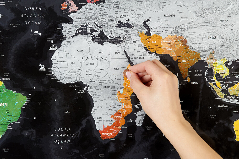 Dzēšama pasaules karte 70 x 50 cm cena un informācija | Pasaules kartes | 220.lv