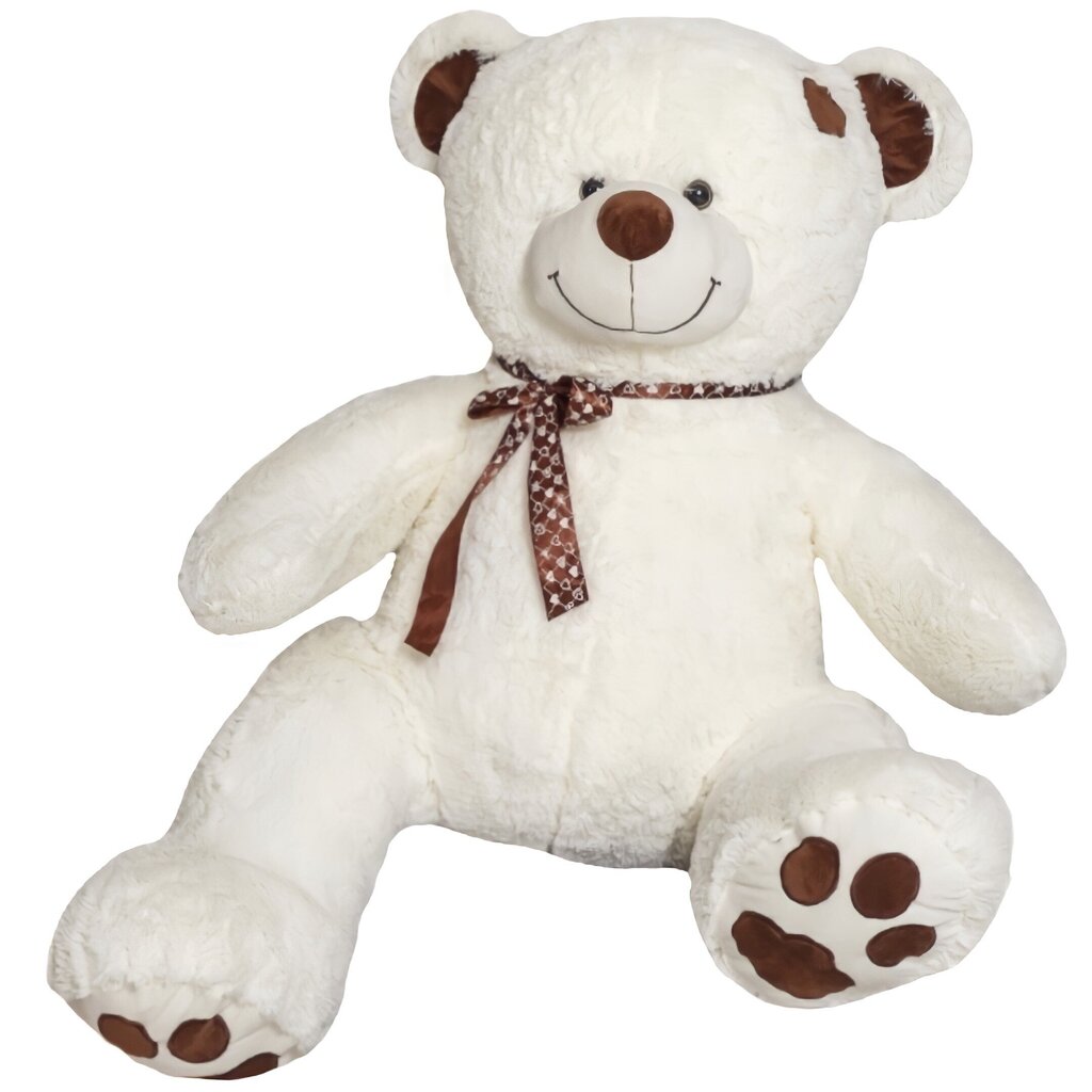 Plīša lācis "Rafaels" 150 cm balts cena un informācija | Mīkstās (plīša) rotaļlietas | 220.lv