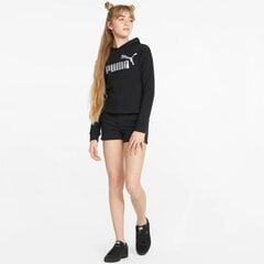 Puma bērnu šorti Essentials+ 846963*01, melns 4064535373318 cena un informācija | Šorti meitenēm | 220.lv