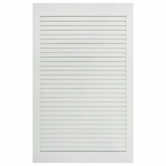 vidaXL žalūziju durvis, balts priedes masīvkoks, 99,3x59,4 cm цена и информация | Жалюзи | 220.lv