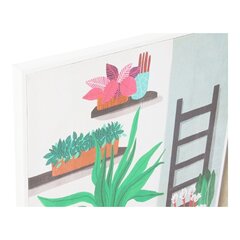 Декоративное растение DKD Home Decor, кувшин 20 x 20 x 78 cм, фарфор розовый PVC, 2 штуки цена и информация | Картины | 220.lv