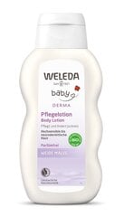 Weleda Baby Derma White Mallow ķermeņa pieniņš bērniem 200 ml цена и информация | Косметика для мам и детей | 220.lv