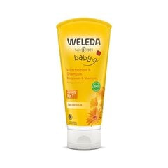 Bērnu šampūns un ķermeņa sprejs ar kalendulu Weleda Baby, 200 ml цена и информация | Косметика для мам и детей | 220.lv