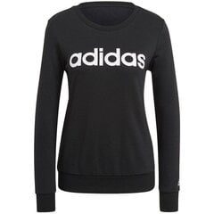 Džemperis sievietēm Adidas Essentials Linear Sweatshirt W GL0718, melns cena un informācija | Jakas sievietēm | 220.lv
