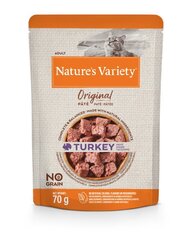 Konservi Nature's Variety Cat Original Turkey 0.070 Kg - Konservi ar tītaru pieaugušiem kaķiem cena un informācija | Konservi kaķiem | 220.lv