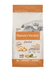 Nature's Variety Cat Selected Sterilized Free Range Chicken 7 Kg - sausā barība ar brīvi turētu vistu pieaugušiem sterilizētiem kaķiem cena un informācija | Sausā barība kaķiem | 220.lv