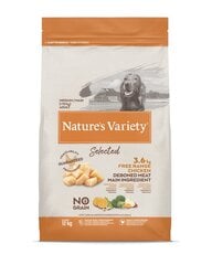 Nature's Variety Dog Selected Medium Adult Free Range chicken 12 kg - sausā barība ar brīvi turētu vistu pieaugušiem suņiem cena un informācija | Sausā barība suņiem | 220.lv