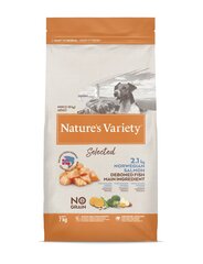 Сухой корм с норвежским лососем для взрослых собак Nature's Variety Dog Selected Mini Adult Norwegian Salmon, 7 кг цена и информация |  Сухой корм для собак | 220.lv