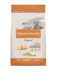 Сухой корм с курицей для взрослых кошек Nature's Variety Cat Original Chicken, 7 кг цена и информация | Сухой корм для кошек | 220.lv