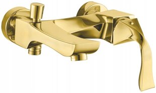Vannas dušas komplekts ar jaucējkrānu Mexen Estrella R-02, Gold cena un informācija | Jaucējkrāni | 220.lv
