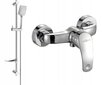 Dušas komplekts ar jaucējkrānu Mexen Fabia DF62, Chrome cena un informācija | Dušas komplekti un paneļi | 220.lv