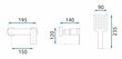 Dušas komplekts ar jaucējkrānu REA Storm, Gold цена и информация | Dušas komplekti un paneļi | 220.lv