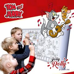 Клеящаяся раскраска в рулоне Gerardo's Toys Jolly Rolly, Tom&Jerry цена и информация | Принадлежности для рисования, лепки | 220.lv