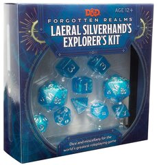 Игральные кости Dungeons & Dragons (D&D) Forgotten Realms: Laeral Silverhand's Explorer's Kit & Miscellany, английский язык цена и информация | Атрибутика для игроков | 220.lv