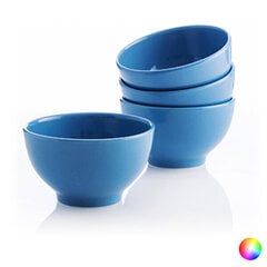Bļodu komplekts Benetton Rainbow Keramika (4 gab.): Krāsa - Zils цена и информация | Посуда, тарелки, обеденные сервизы | 220.lv