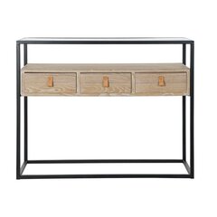 Konsole DKD Home Decor, 100x38x80 cm, brūna cena un informācija | Konsoles galdiņi | 220.lv