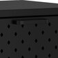 vidaXL konsoles galdiņš, melns, 72x35x75 cm, tērauds cena un informācija | Žurnālgaldiņi | 220.lv