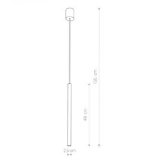 Nowodvorski Lighting piekaramā lampa Laser 8796 cena un informācija | Lustras | 220.lv