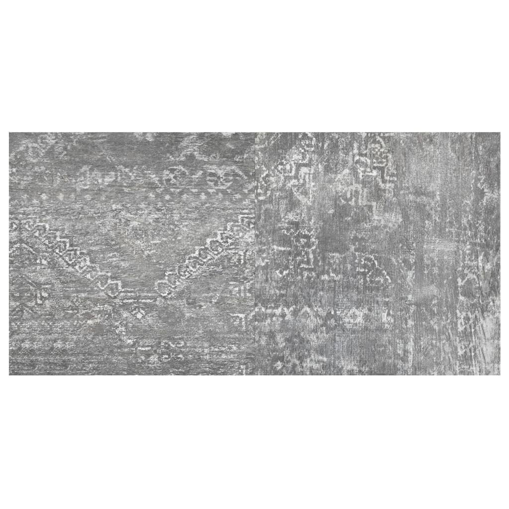 vidaXL grīdas flīzes, 20 gab., pašlīmējošas, 1,86 m², PVC, pelēkas цена и информация | Grīdas flīzes | 220.lv