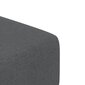 vidaXL 2-vietīga dīvāngulta, tumši pelēks audums cena un informācija | Dīvāni | 220.lv