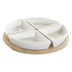 Комплект для аперитива DKD Home Decor (5 шт) (21.5 x 21.5 x 1 cм) цена и информация | Посуда, тарелки, обеденные сервизы | 220.lv