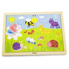 Деревянная головоломка Парк Viga, 24 шт.  цена и информация | Пазлы | 220.lv