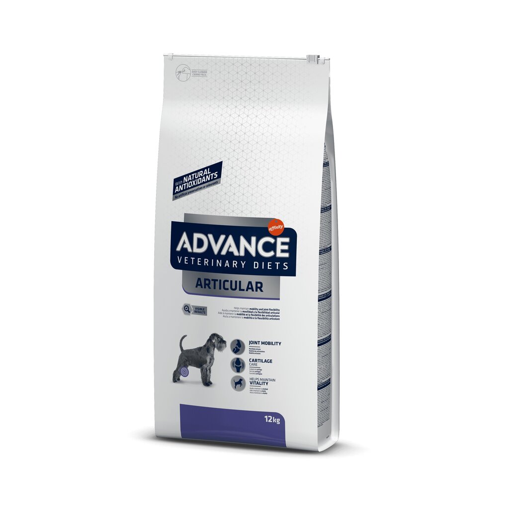 ADVANCE VET DOG ARTICULAR CARE 12 KG - Pieaugušiem suņiem ar osteoartrītu cena un informācija | Sausā barība suņiem | 220.lv