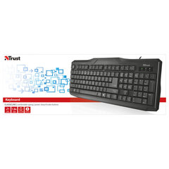 Немецкая клавиатура Trust ‎ClassicLine Keyboard QWERTZ (Пересмотрено B) цена и информация | Клавиатуры | 220.lv